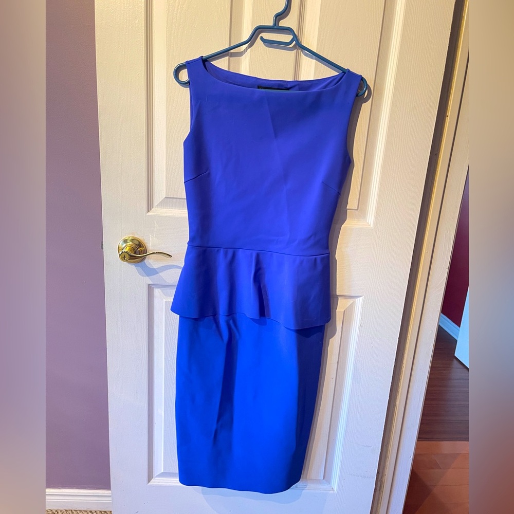 Elegant Blue Sleeveless Dress